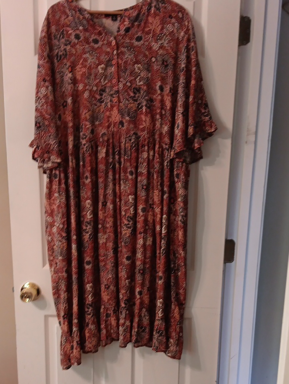 ELLO Plus Size Bohemian Dress 1X New